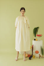 Load image into Gallery viewer, PUFF DRESS - BANANA YELLOW
