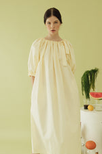 Load image into Gallery viewer, PUFF DRESS - BANANA YELLOW
