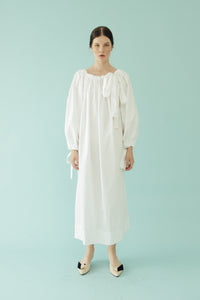 PUFF DRESS - WHITE