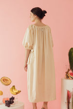 Load image into Gallery viewer, PUFF DRESS - CREAM
