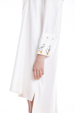 Load image into Gallery viewer, EMBELLISHED CUFF SHIRTDRESS
