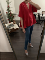 Load image into Gallery viewer, BLEU BLOUSE - RED (LIMITED EDITION)
