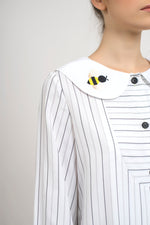 Load image into Gallery viewer, BEE COLLAR DRESS
