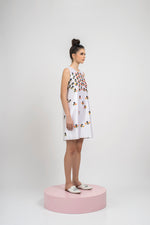 Load image into Gallery viewer, FLYING BEE EMBELLISHED DRESS
