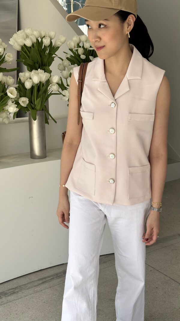 Camellia Vest Blouse