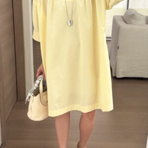 Carter Dress in citrus yellow