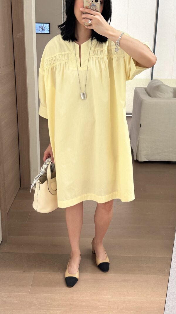Carter Dress in citrus yellow