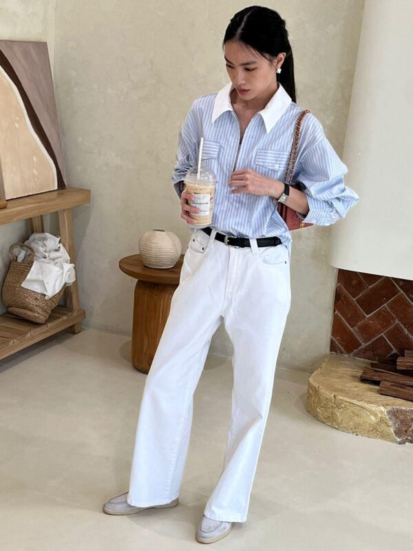 NED JEANS - white