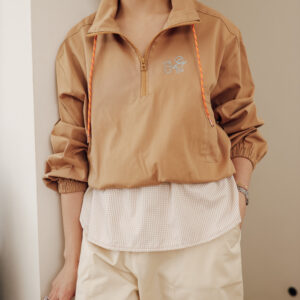 SANDER BLOUSE in mocca