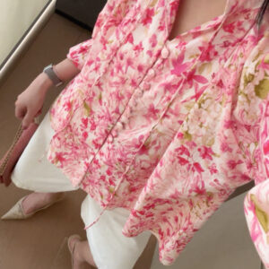 Ally blouse in pink